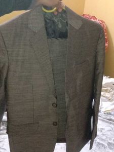 Men's Grey Striped Suit