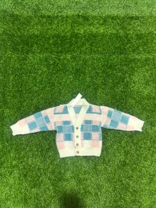 Patterned Knit Cardigan