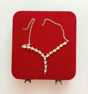 Elegant Pearl Necklace &amp; Earring Set
