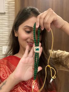 Emerald Green Beaded Necklace