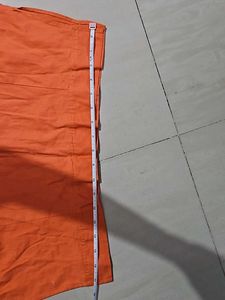 Orange Saree Skirt