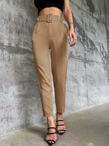 Beige Straight Fit Trouser