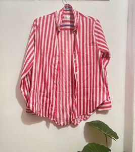 Striped Button-Down Shirt