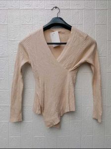 New with tag Pinterest Chic Wrap Front Long Sleeve