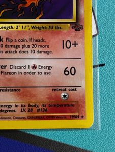 Flareon 1st Edition Pokemon Card (Vintage)