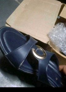 Navy blue Khadim foot wear