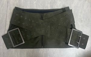jaded ldn dupe y2k vintage belted mini skirt💋