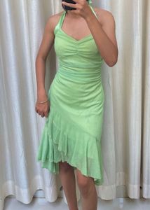 Shimmery Ruffled Dress
