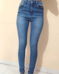 Stone Blue Skinny Jeans .