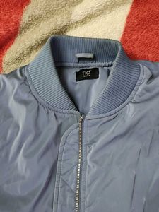 New shiny Blue Bomber Jacket