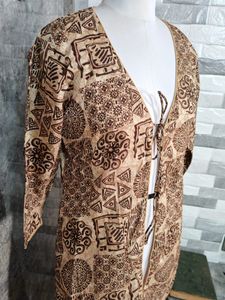 Ethnic Print Duster
