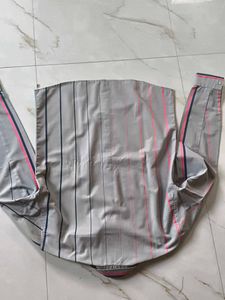 Striped Button-Down Shirt