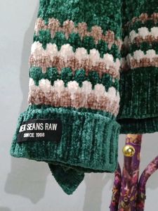 Stylish Green Turtleneck Sweater