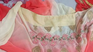 Elegant Embroidered Saree