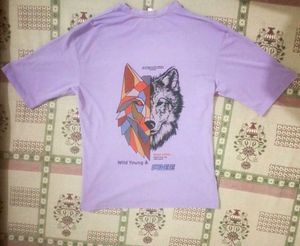 Graphic Wolf Tee - Wild Young &amp; Free
