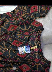 Ikkat Print Dress/Kurti
