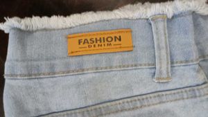 Frayed Denim Shorts