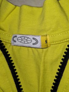 Yellow Striped Casual Dress