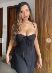 bustier mini dress