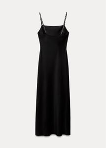 ZARA Elegant Black Slip Dress