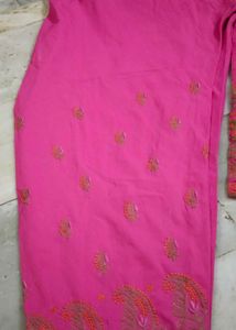Pink Embroidered Salwar Kameez Suit