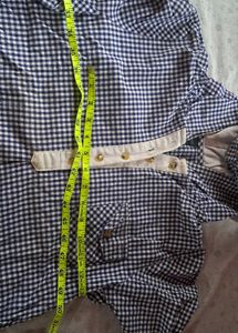 Gingham Hooded Tunic