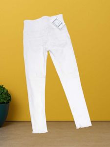 N@58 Size-26 White High-Waisted Jeans