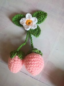 Crochet Strawberry 🍓 Keychain 🤩(150 Each)