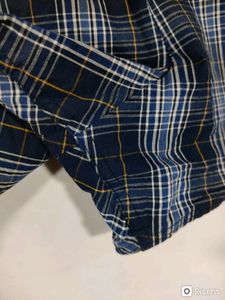 Marks &amp; Spencer Navy Blue Checkered Unisex Boxer