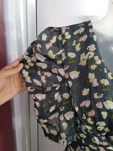 Floral Corset Waisted Dress