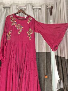 Flared Sleeve Gown