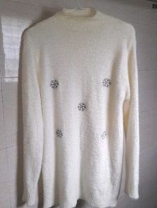 Soft Fur Sweater Top 🤍
