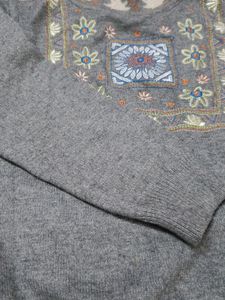 Grey Sweater Top