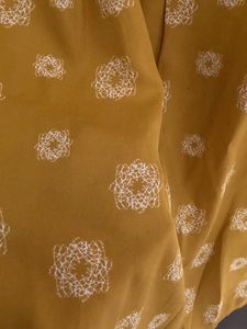 Mustard Floral Top