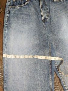 Wide Leg Denim Jeans