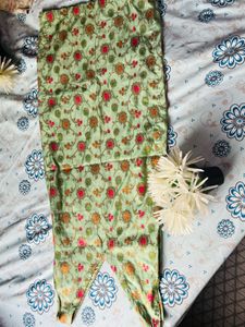 Pastel Green Floral Embroidered Kurta