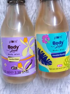 Pack Of 2 Plum Body Mist