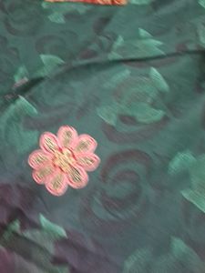 Beautiful Saari Thread Work