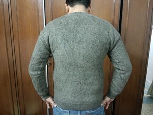 Stylish Grey Knit Sweater