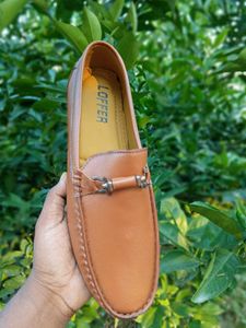 Men&#39;s Tan Leather Loafers