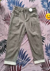 korean style woolen Formal Pants