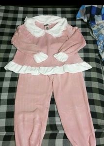 New/Unused Korean Fluffy Woolen Cord Set