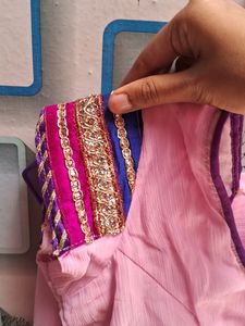 KAVYA PINK GEORGETTE SAREE🥻