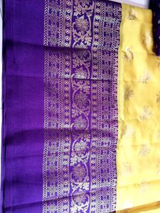 Urbasi  Deginer Silk Saree With Blouse Piece