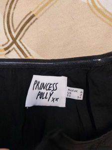 Princess Polly Black Gothic underbust Corset