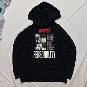 Black &#39;Interest&#39; Hoodie