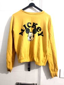 Mickey Mouse Yellow Sweatshirt