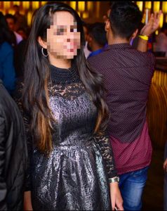 Silver/Black Party Designer Dress