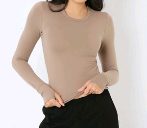 Stretchable skin Color Tshirt top