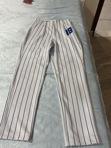 Striped White Pants